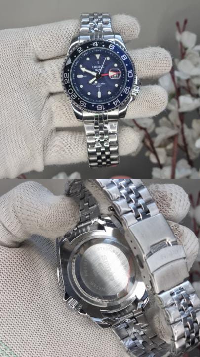 Seiko GMT Pack Blue Blue AT436