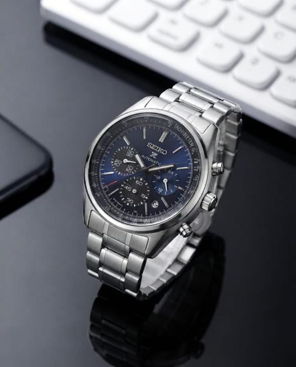 Seiko Prospex Chronograph Silver-Blue