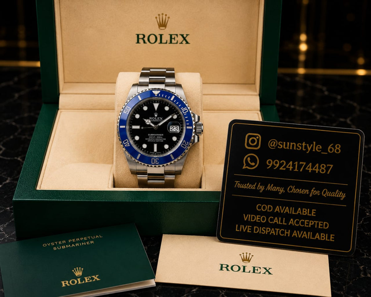 Rolee_x Oyster Perpetual Submarine Blue Bazel