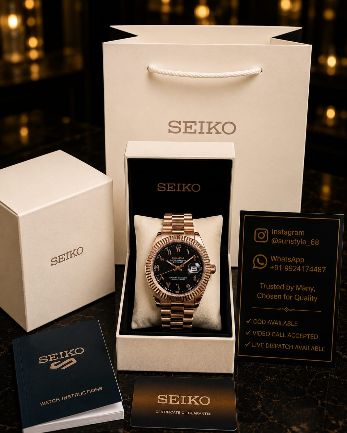 Seiko Oyster Perpetual Date Just Movment Like Automatic