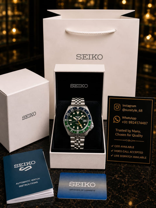 Seiko 5 Sports GMT Green