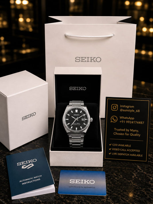 Seiko King Silver Black