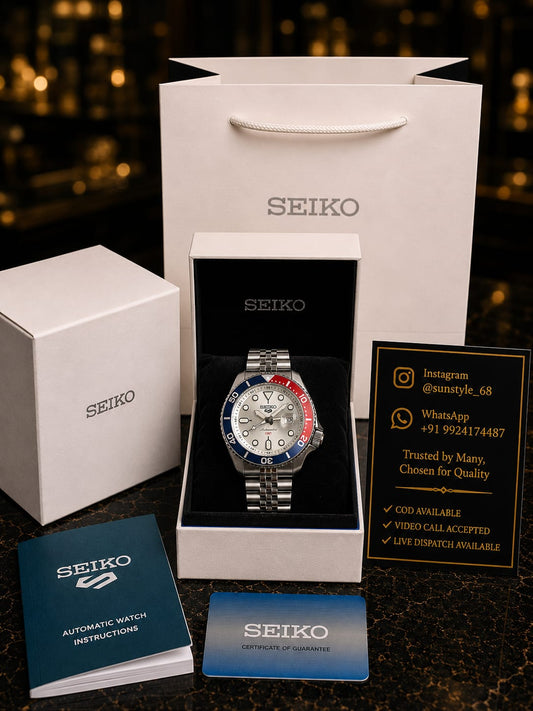 Seiko Sports GMT Open Back Pepsi AT438