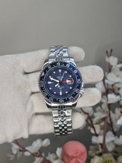 Seiko GMT Pack Blue Blue AT436
