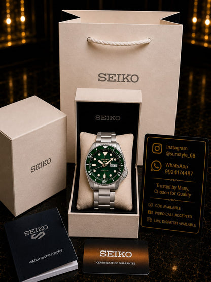 Seiko 5 Sports Automatic Green