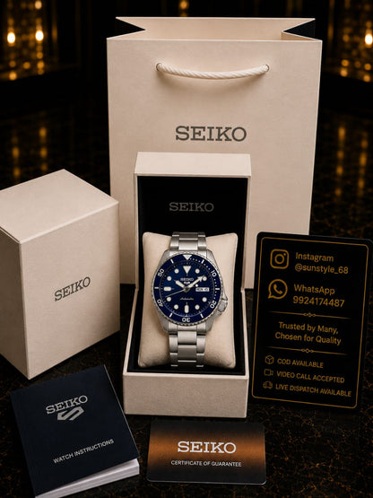 Seiko 5 Sports Automatic Blue