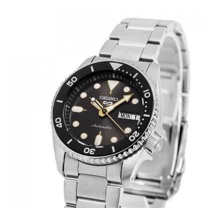 Seiko 5 Sports Automatic Selvir black
