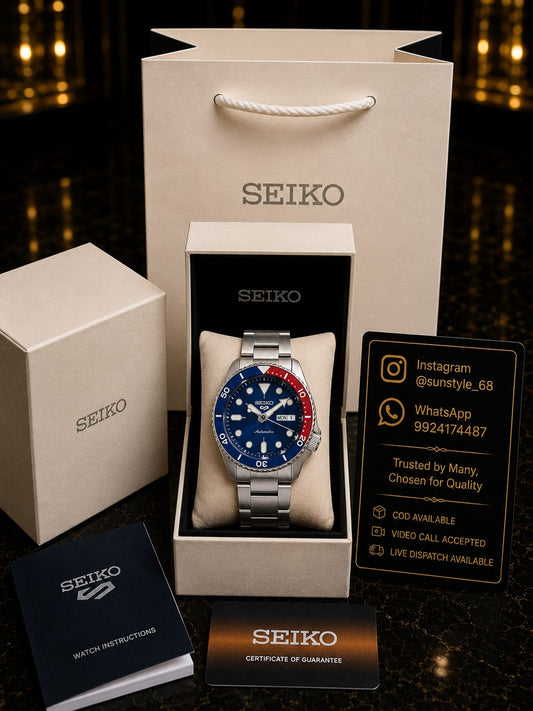 Seiko 5 Sports Automatic Papsi