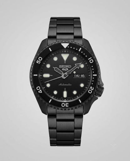 Seiko 5 Sports Automatic Full Black