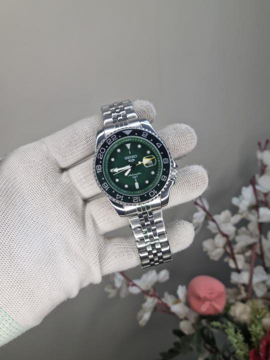 Seiko GMT Pack Black Green AT436