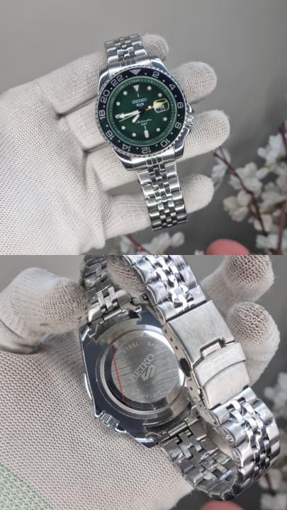 Seiko GMT Pack Black Green AT436