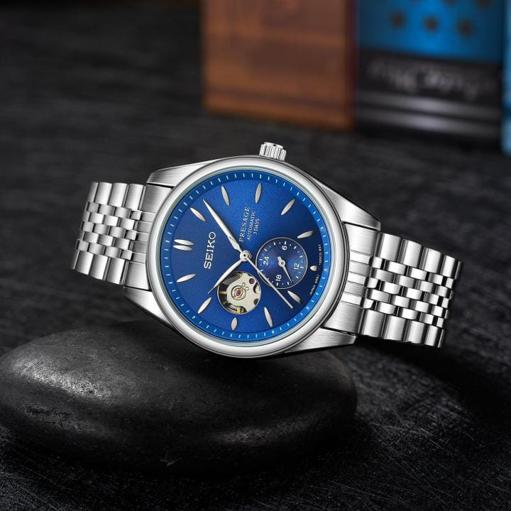 Seiko Presage Automatic (Open Back) Blue