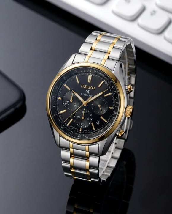 Seiko Prospex Chronograph 2 ton Silver-Black