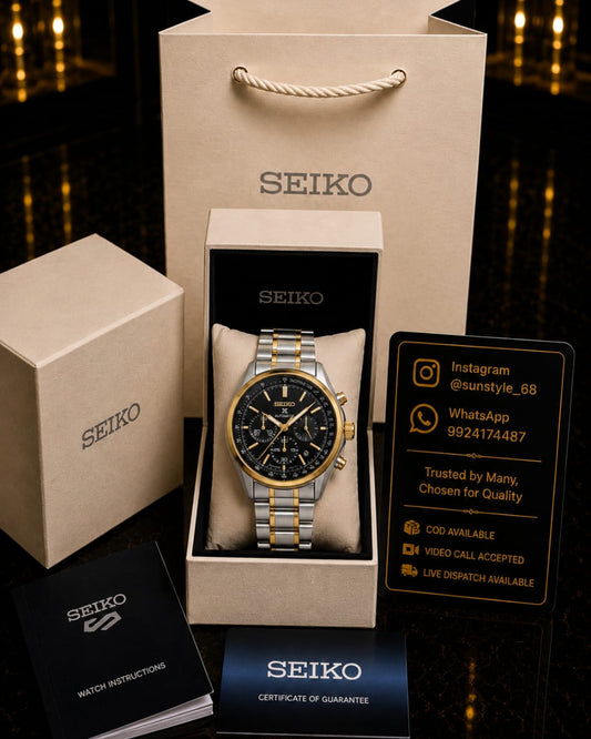 Seiko Prospex Chronograph 2 ton Silver-Black