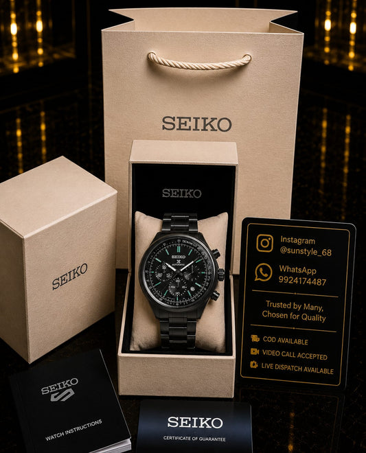 Seiko Prospex Chronograph full-Black
