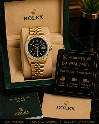 Rolex_Oyster_Perpetual_Land-Dweller_Diamond_Gold_Black