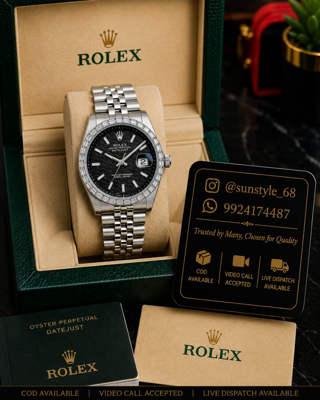 Rolex_Oyster_Perpetual_Land-Dweller_Diamond_Silver_Black