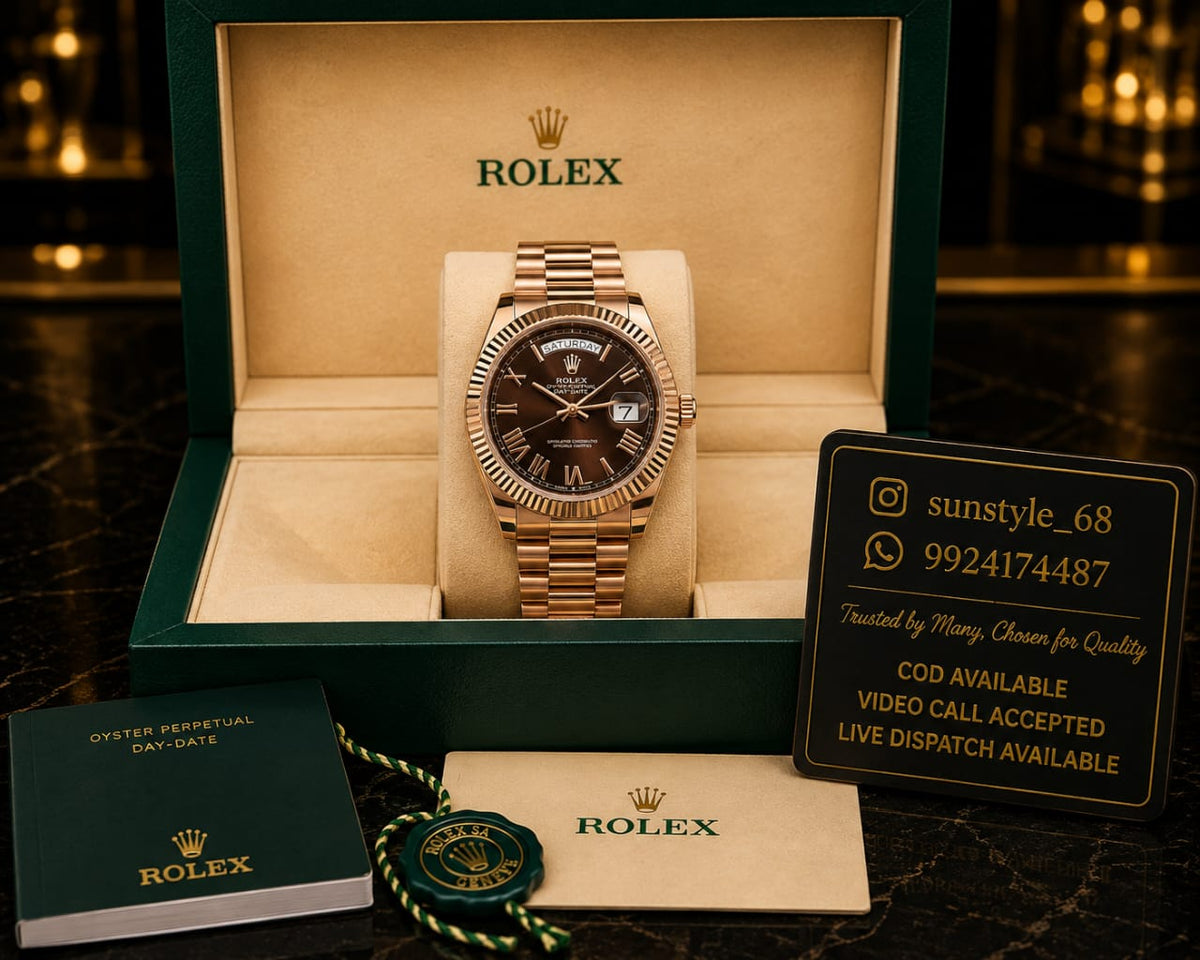 ROLEX_DAYDATE_ROSEGOLD_BROWN_ROMAN_DIAL_AT299