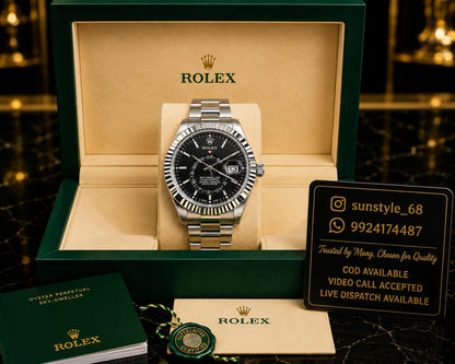 Rolex_SkyDweller_110 Black silver
