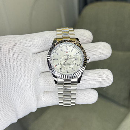 Rolex_SkyDweller_110 Silver white