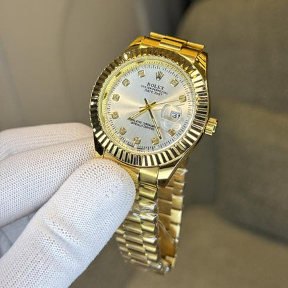 Rolex_Date_Just_111 Gold_white