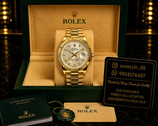 Rolex_Date_Just_111 Gold_white