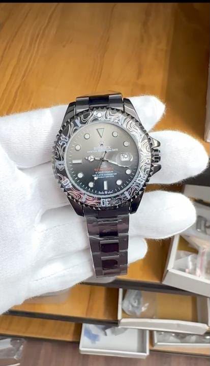 Rolex black auto movment