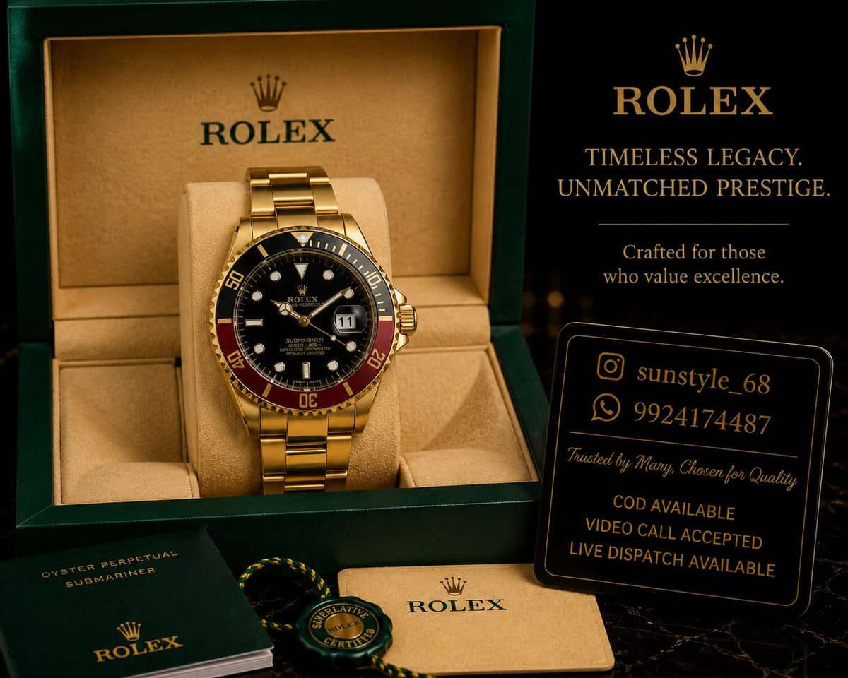 Rolex_Mens_Oyster_Submariner_Gold_Black